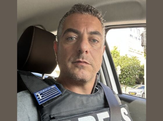 Ο δημοσιογράφος Σωτήρης Σκουλούδης σε αποστολή